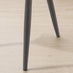 2x Dotty Brown Velvet Dining Chairs