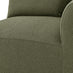 Drift Green Boucle Fabric 2 Seater Modular Chaise Sofa