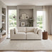 Drift Cream Boucle Fabric 2 Seater Modular Sofa