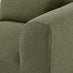 Drift Green Boucle Fabric 3 Seater Modular Chaise Sofa