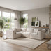 Drift Cream Boucle Fabric 3 Seater Modular Corner Sofa