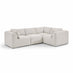 Drift Cream Boucle Fabric 3 Seater Modular Corner Sofa