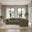 Drift Green Boucle Fabric 3 Seater Modular Corner Sofa
