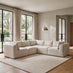 Drift Cream Boucle Fabric 4 Seater Modular Corner Sofa
