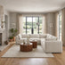 Drift Cream Boucle Fabric 4 Seater Modular Corner Sofa