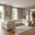 Drift Cream Boucle Fabric 5 Seater U-Shaped Modular Corner Sofa