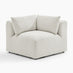 Drift Cream Boucle Corner Section Armchair for Modular Sofa