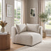 Drift Cream Boucle Corner Section Armchair for Modular Sofa