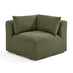 Drift Green Boucle Corner Section Armchair for Modular Sofa