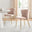 2x Danica Pink Velvet Dining Chairs Gold Legs