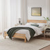 Declan Oak Solid Pine Double Bed Frame