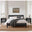 Declan Dark Grey Solid Pine King Bed Frame