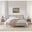 Declan Light Grey Solid Pine King Bed Frame