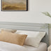 Declan Light Grey Solid Pine King Bed Frame
