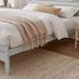 Declan Light Grey Solid Pine King Bed Frame