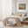 Declan Light Grey Solid Pine Single Bed Frame