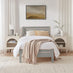 Declan Light Grey Solid Pine Single Bed Frame