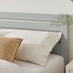 Declan Light Grey Solid Pine Single Bed Frame