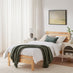 Declan Oak Solid Pine Single Bed Frame