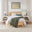 Declan Oak Solid Pine Single Bed Frame