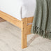 Declan Oak Solid Pine Single Bed Frame