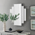 Deco Silver Large 1920s Inspired Wall Mirror