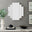 Deco Silver Small 1920s Inspired Wall Mirror