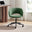 Delaney Green Fabric Swivel Office Chair