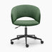 Delaney Green Fabric Swivel Office Chair