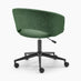 Delaney Green Fabric Swivel Office Chair