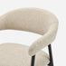 2x Delos Beige Fabric Dining Chairs