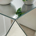 Diamond Mirror Side Table
