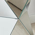 Diamond Mirror Side Table