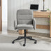 Diora Grey Jumbo Corduroy Swivel Office Chair