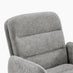 Diora Grey Jumbo Corduroy Swivel Office Chair