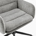 Diora Grey Jumbo Corduroy Swivel Office Chair