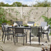 Dubai Grey Polywood 8 Seat Garden Dining Set