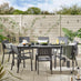 Dubai Grey Polywood 8 Seat Garden Dining Set