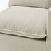 Echo Cream Linen-Look Fabric 3 Seater Modular Sofa