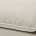 Echo Cream Linen-Look Fabric Armless Armchair for Modular Sofa