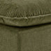 Echo Green Linen-Look Fabric Footstool