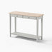 Eden Rectangular Whitewash & Light Grey Wood Console Table