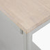 Eden Rectangular Whitewash & Light Grey Wood Console Table