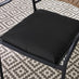 Nanterre & Elba Black Metal & Rattan 4 Seat Round Table Garden Dining Set