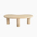 Elda Pebble White Oak Wood Coffee Table