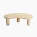 Elda Pebble White Oak Wood Coffee Table