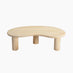 Elda Pebble White Oak Wood Coffee Table