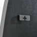 Elodie Black Metal Large 120x50 Pebble Shape Wall Mirror
