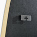 Elodie Gold Metal Large 120x50 Pebble Shape Wall Mirror