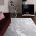 Elysia Metallic Silver Lustre Rug 120x170
